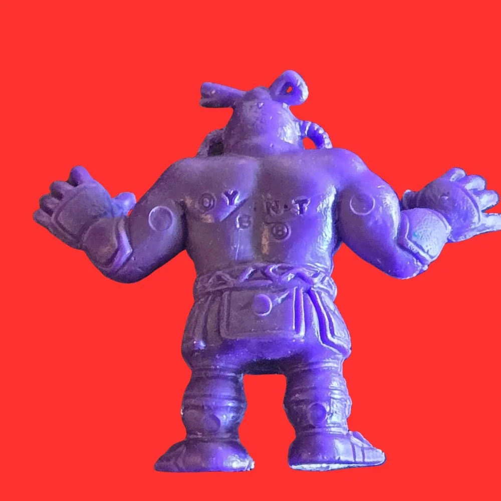 Vtg‎ M.U.S.C.L.E. Men Buffaloman Purple Figure #165 Kinnikuman 1980s Black Sumoh